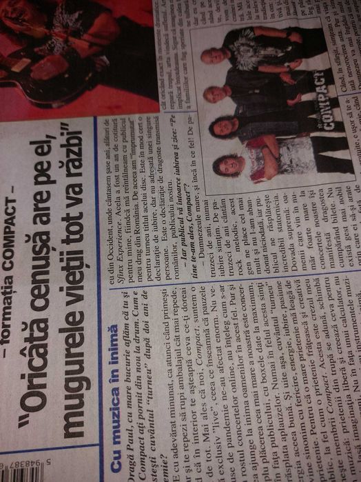 Revista Formula As cu Arsenium trupa o-zone pe coperta