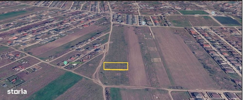 Lot teren 700 mp*Intravilan*Comuna Berceni*deschidere 17m