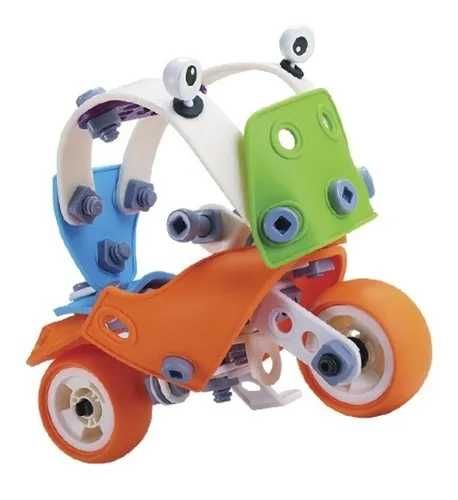 Конструктор с меки и гъвкави части Flexy Lexi Plane 133 части