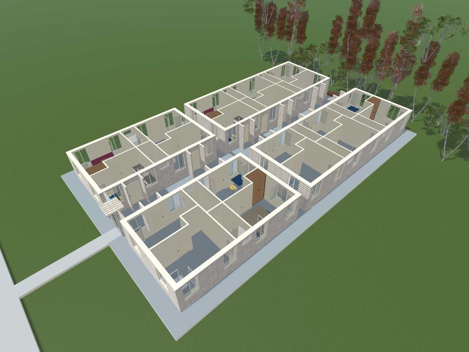 Продается 10 коттеджей - Янгиюль, 300 квм, 4.8 сотки.