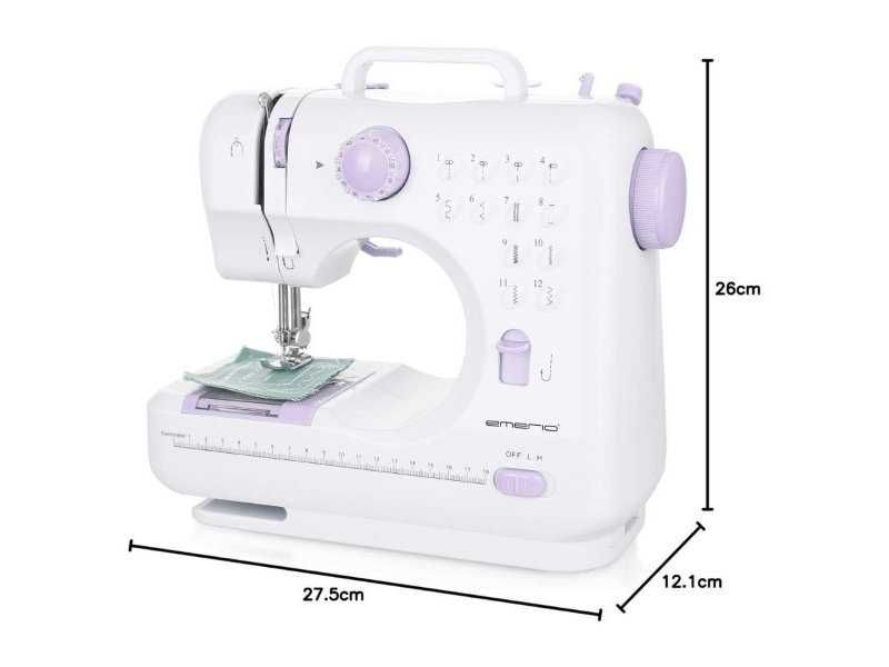 Компактна Шевна Машина с 12 Програми Emerio SEW-121820