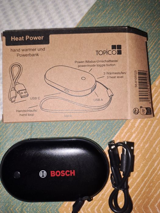 Bosch incalzitor maini/baterie externa