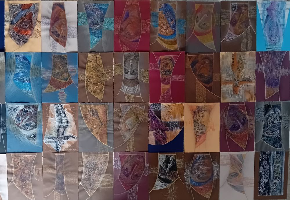 Icoane acrilice pe carton