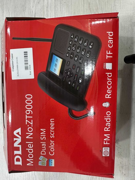 Новый двухсимкартный  Стационарный Телефон  (с аккумулятором)