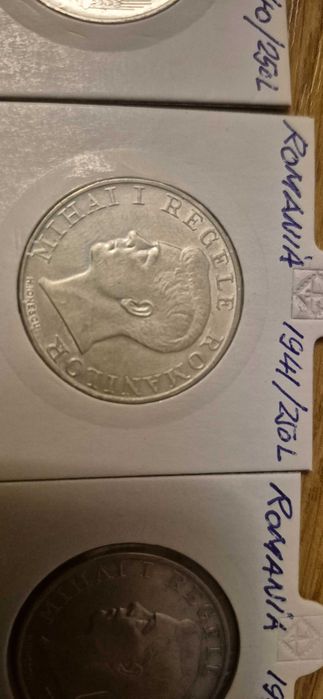 Monezi 250 lei 1941 , 1940 , 1939