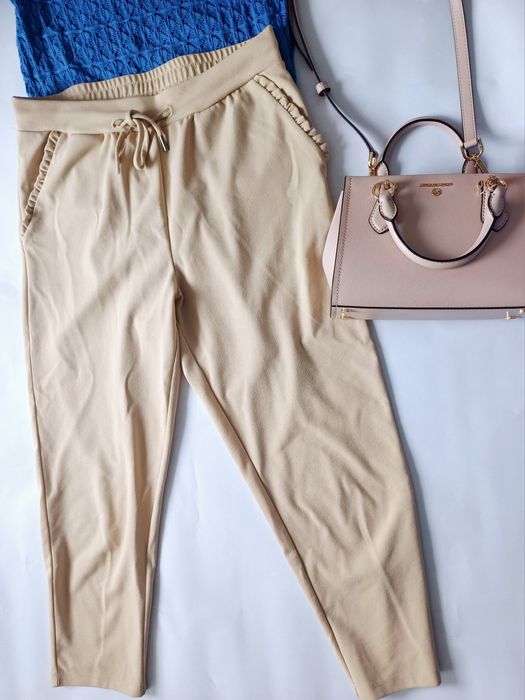 Pantaloni lungi Peek&Cloppengurg crem m