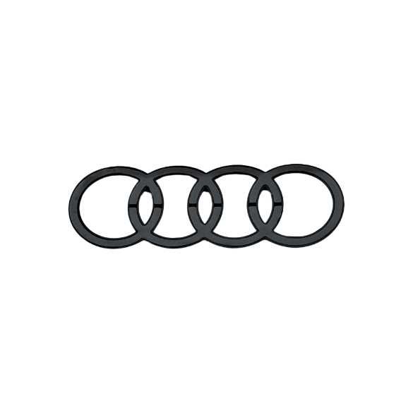 AUDI - Set embleme - negru - fata/spate