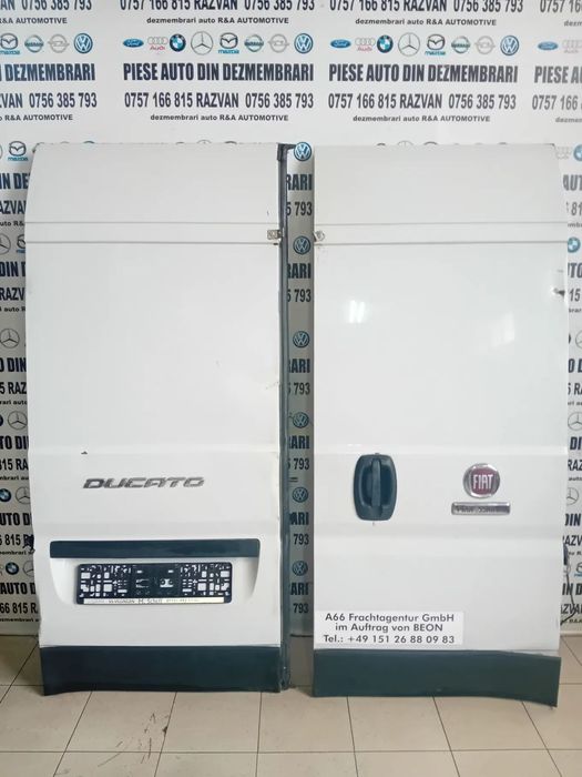 Usi Usa Spate Batanta Peugeot Boxer Fiat Ducato 2014-2021 Mici Defecte Putina Rugina