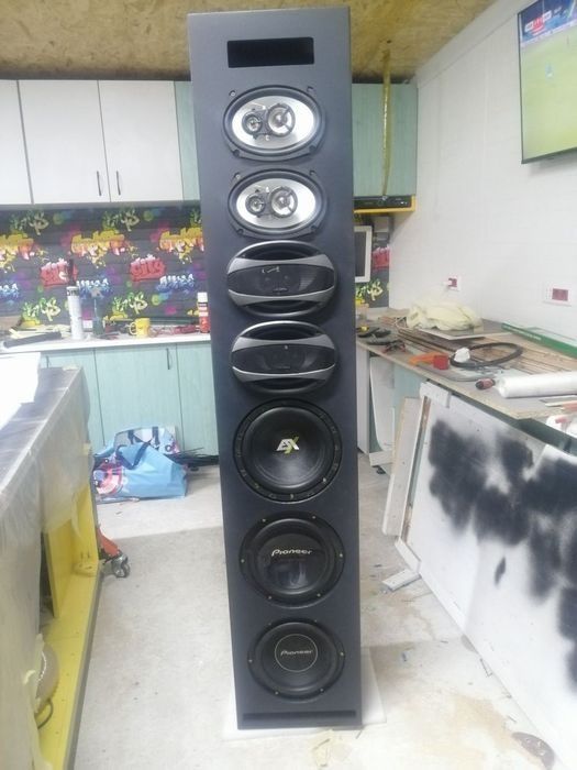 Pioneer 2x10 inch boxa cu difuzoare auto Crunch Esx subwoofer