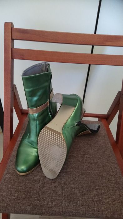 Borine verzi de piele naturala