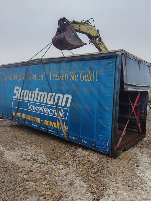 Suprastructura camion, duba cu prelata  pe role, magazie 7,1m