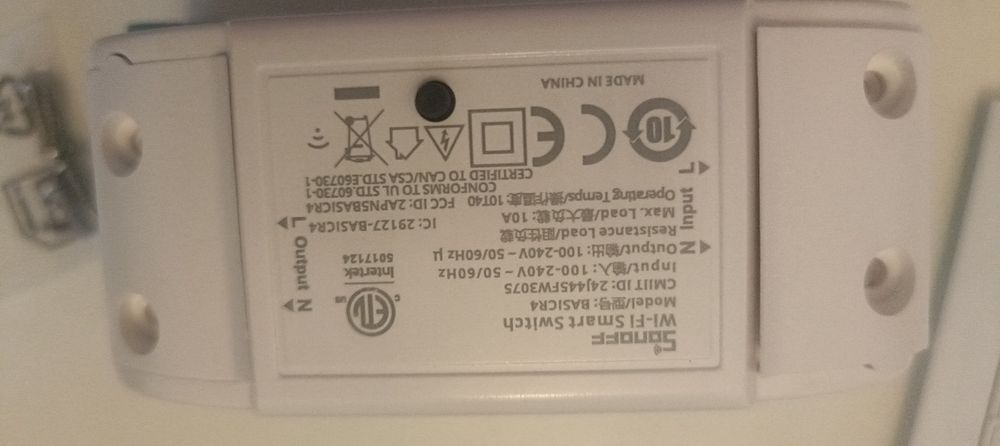Умен Wi-Fi ключ контролер-контакт Sonoff Basic R4 смарт прекъсвач с безжично управление