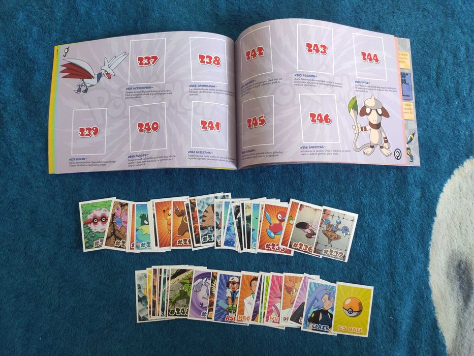 Album Pokemon Chipita (Johto) COMPLET (stickere + album)