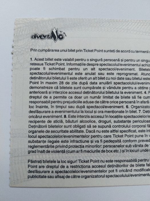 Bilet original concert Kylie Minogue Bucureşti 2008 - preț negociabil