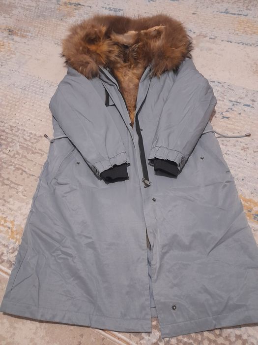 Парка зимняя с натуральным мехом