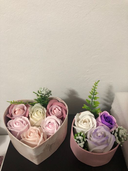 Сапунени рози за подарък