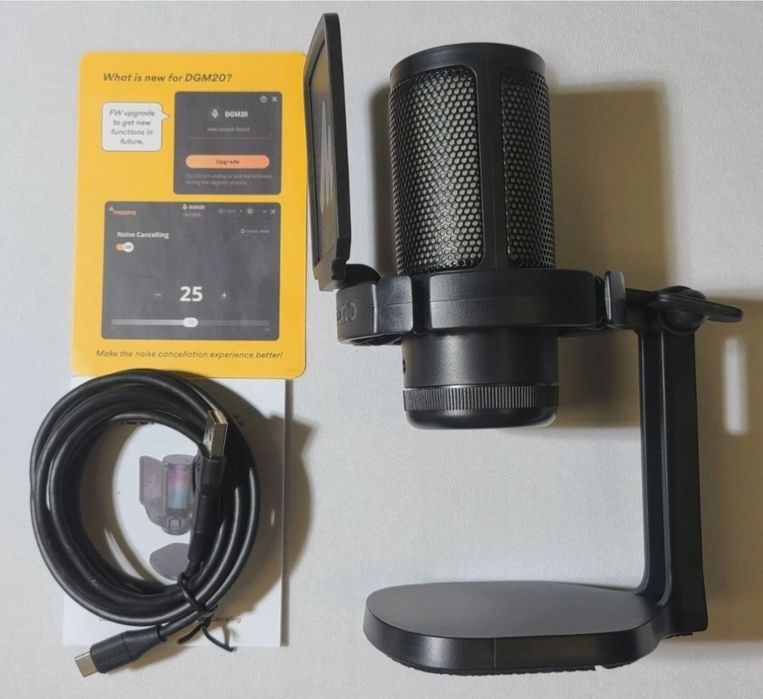 Microfon Maono DGM20 black cu noise cancelling