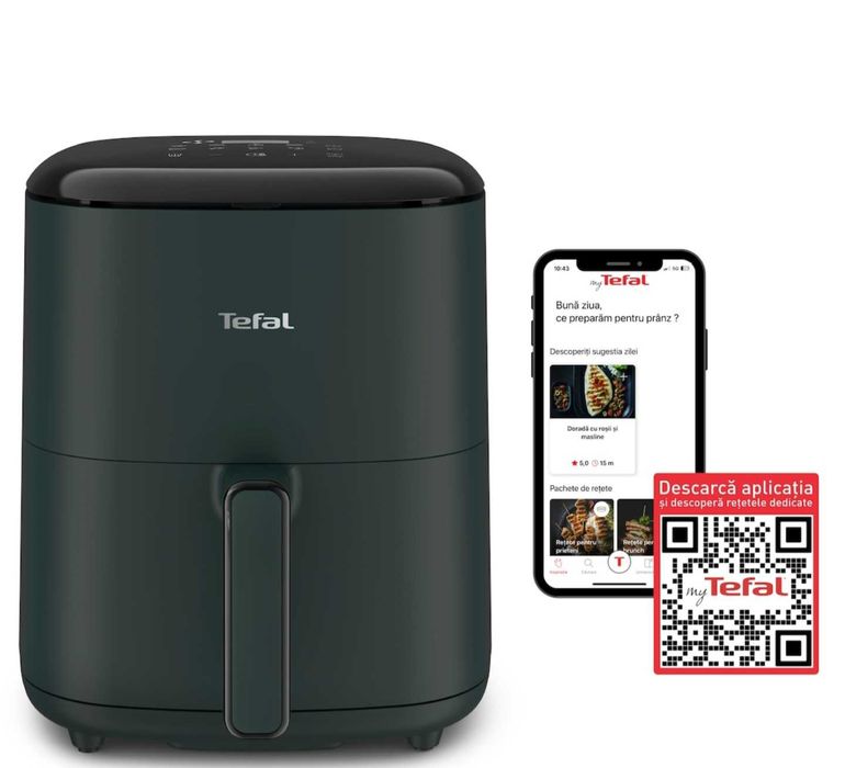 Sigilat- Friteuza aer cald Tefal Easy Fry Max EY245310,  5L, 1500w