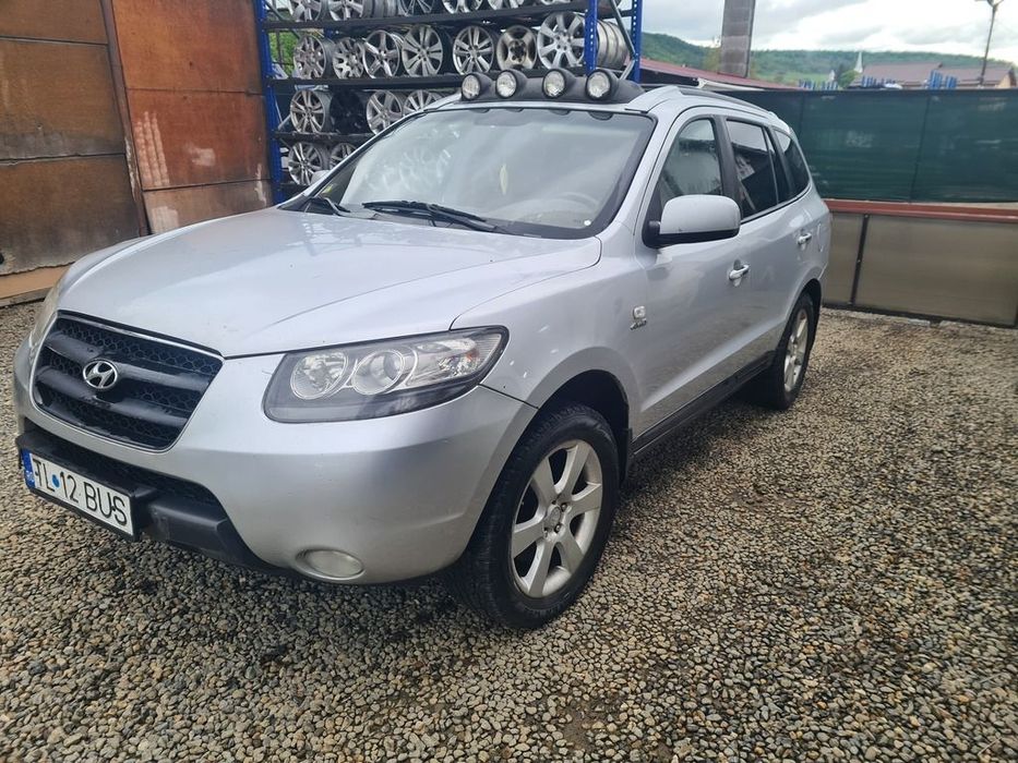 Bara fata Hyundai Santa Fe 2 2006 - 2009 ARGINTIU (928) model fara spalatoare far