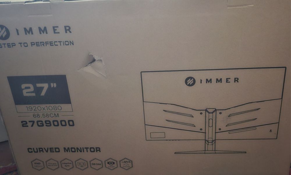 Monitor IMMER 27G9000 Curved 165Hz FULL HD