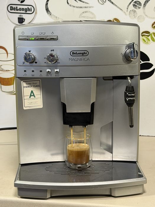 Кафемашина кафе автомат delonghi magnifica с гаранция