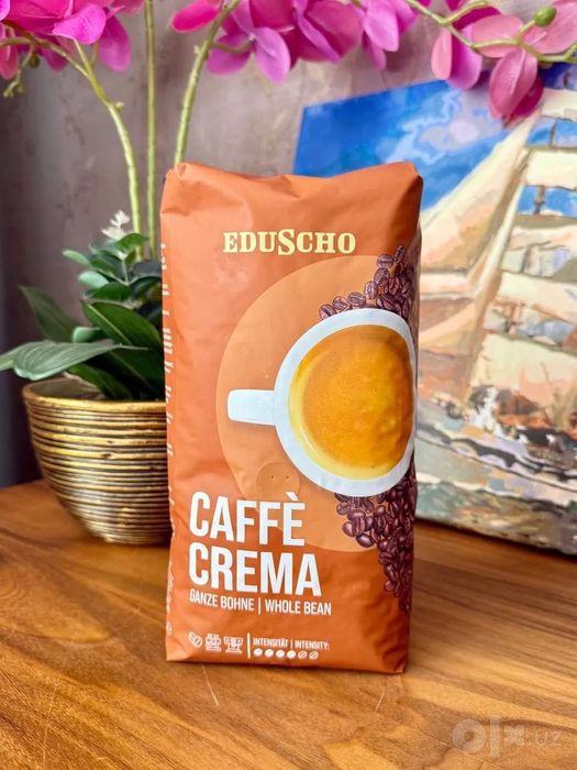 Eduscho Caffe Crema кофе в зернах 1 кг