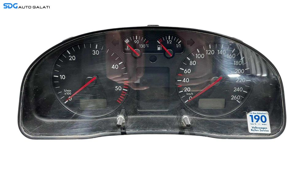 Ceas Ceasuri Cluster Instrumente Bord Volkswagen Passat B5.5 Diesel 2001 - 2005 (Ureche Ruptă) Cod 6033EC0336 [L5821]