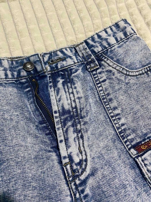 Джинсы прямые и юбка