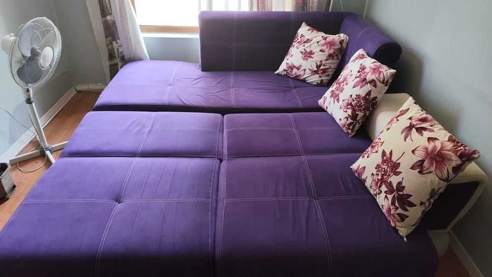 ПОДАРЕН Е ВЕЧЕ! Моля, не звънете! разтегателен диван,