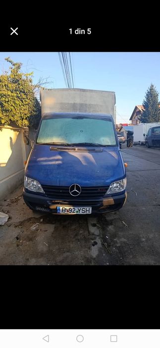 Mercedes Sprinter 416 CDI – Basculabilă + Prelată – Arcuri greutate