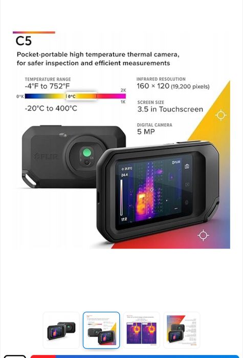 Camera termica FLIR C5, camera termica, profesional, sigilata, OCAZIE