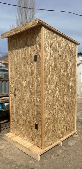 ОСБ- дан, агаштан туалет