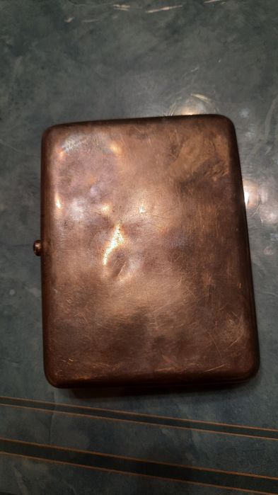 Портсигар серебряный, антиквариат