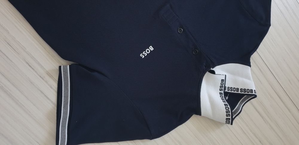 Hugo Boss Paddy Pique Cotton Regular Fit / S НОВО! ОРИГИНАЛНА Тениска!