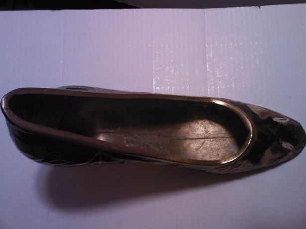 Pantof dama vintage alama bronz emailat Anglia