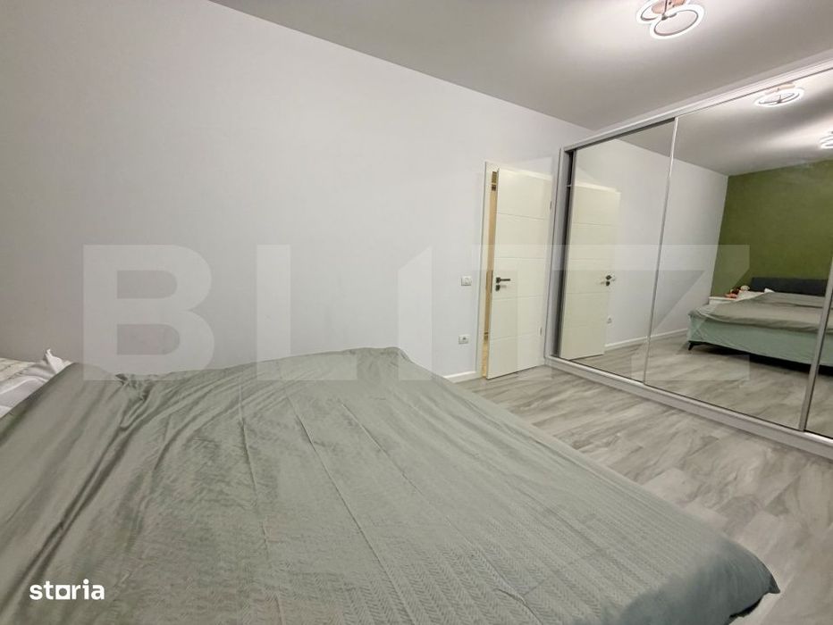 Apartament de 2 camere, 54 mp, complet mobilat, in ansamblu de lux –