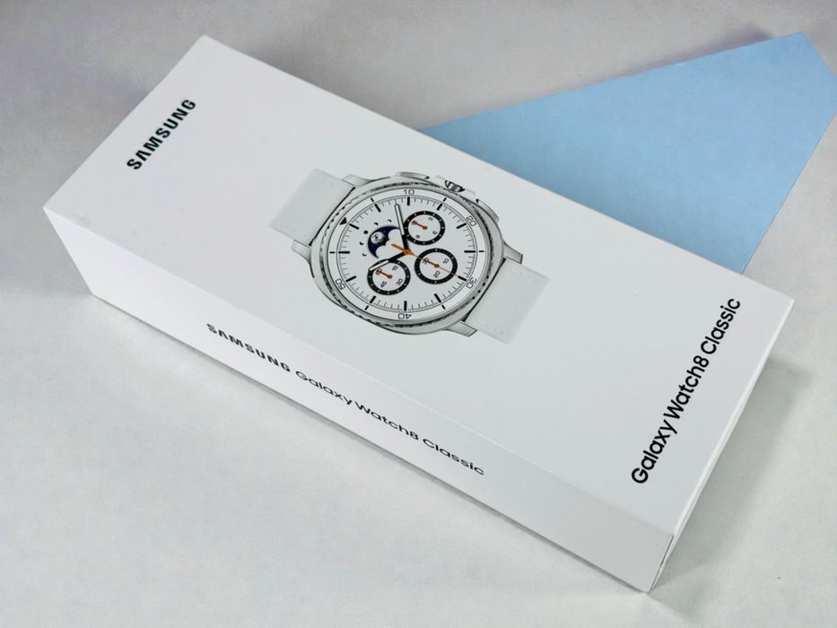 НОВ! Samsung Watch 8 Classic LTE 46mm White 2г. Гаранция!