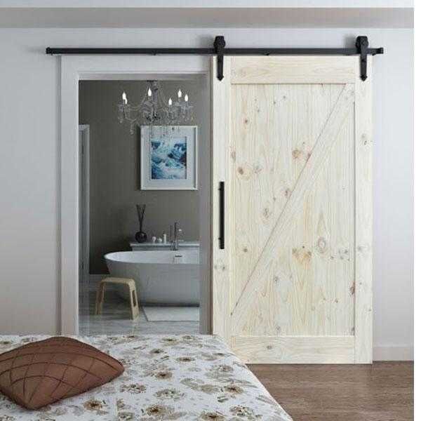 Kit complet pentru uși glisante de tip hambar Passo 7602