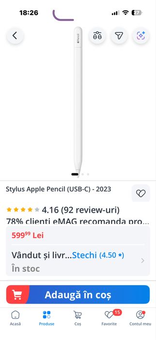 Apple Pencil noi noute, toate modelele