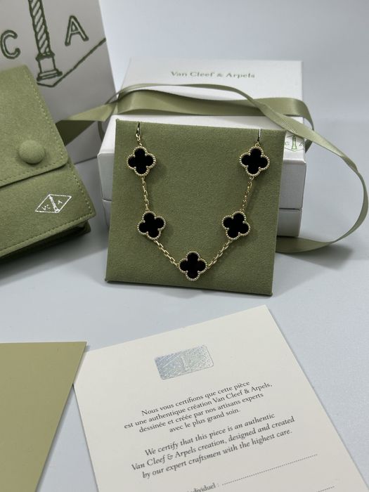 Brățară Van Cleef & Arpels 5 motifs Gold 750 Black