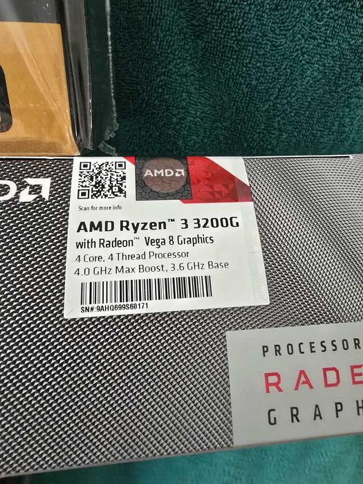 KIT PC AMD Ryzen 3 3200G + Gigabyte A520M K V2 + Gamdias 750W – NOI, GARANȚIE