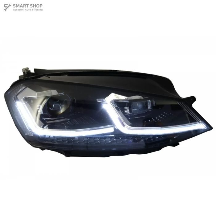 Bara Fata cu Faruri LED cu Semnal Dinamic VW Golf VII 7 (2013-2017) R-
