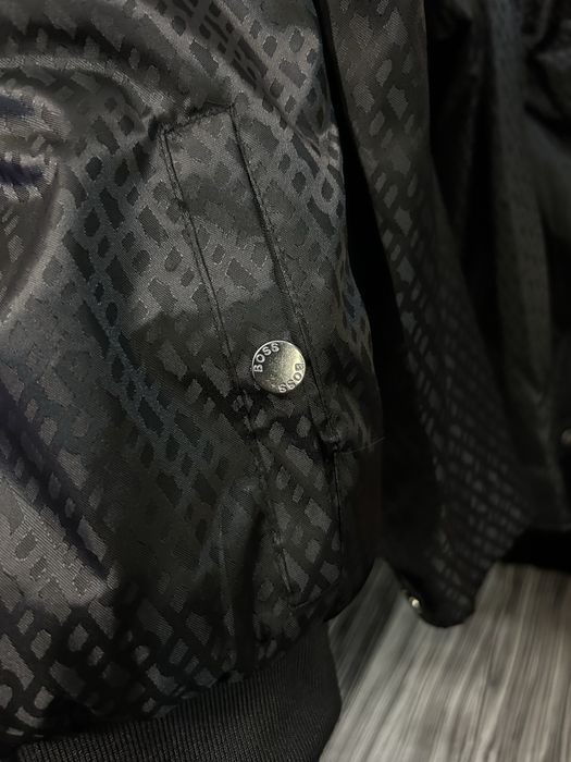 Hugo Boss Monogram Bomber Jacket / BOSS All-Over Logo Jacket