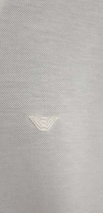 Еmporio Armani Zip Pique Cotton Slim Fit 3XL НОВО ОРИГИНАЛ Мъж Тениска