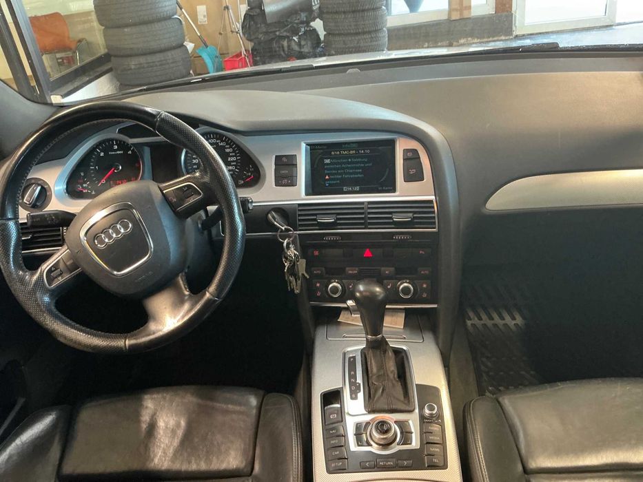Kit plansa bord AUDI A6 C6 facelift neagra cu set centuri si airbag sofer pasager inclus