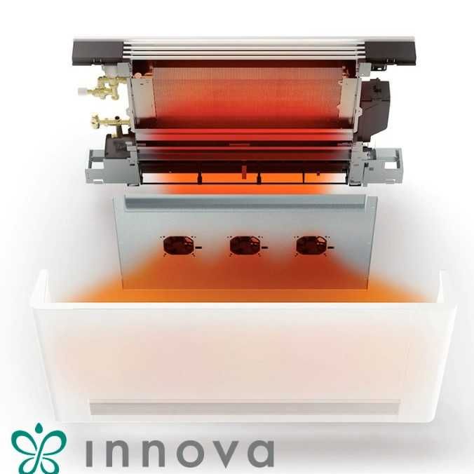 Водни конвектори Innova Airleaf RS с лъчист челен панел