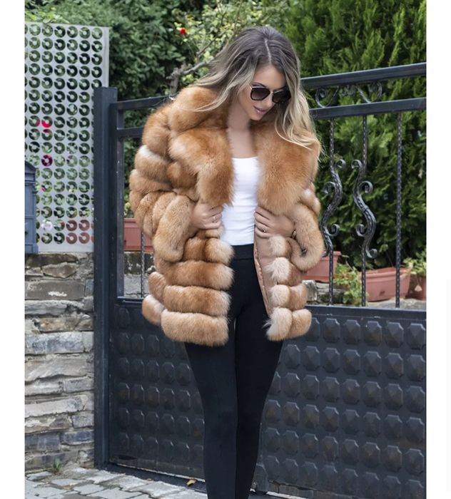 Палто от естествен косъм