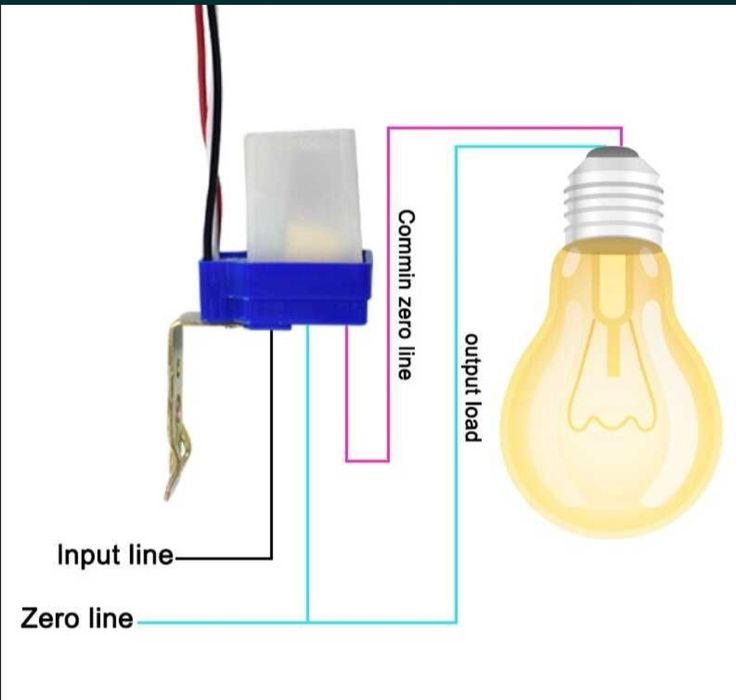 Фотореле, датчик света 220 вольт 10А