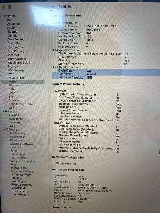 Macbbok pro m1 pro 16/512