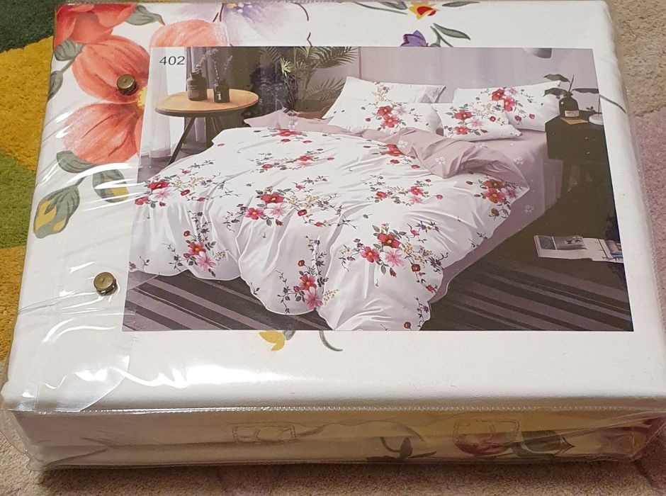 Lenjerii de pat din bumbac si finet